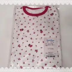 【未使用】　ファミリア　パジャマ　サイズ90 赤　女の子　半袖