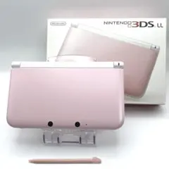 【美品】ニンテンドー3DS LL ピンク×ホワイト 本体 箱付き 動作確認済み