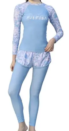 フィットネス水着セット　レディース 5点セット Lサイズ