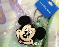 ミッキー　バッグチャーム　ケース付　シリコン　ディズニーリゾート　ミッキーマウス