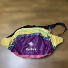 KissMark ボディバッグ・ウエストポーチ 多色　アウトドア　フェス