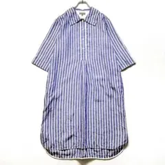 【美品✨】 マーガレットハウエル 2022年 リネン ストライプ ワンピース