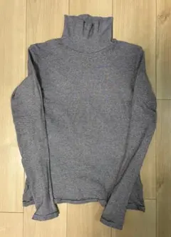 無印良品・タートルネック 長袖トップス
