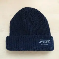 ローリーズファーム ニット帽 ネイビー