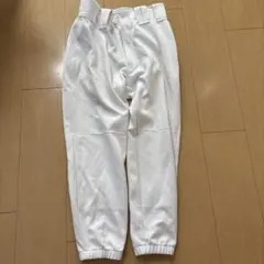 ホワイト 練習着 リブ付き裾