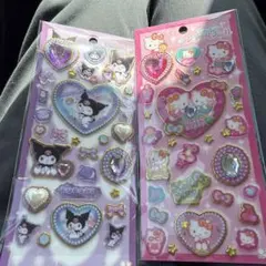 キラキラジュエルシール　ハローキティ　クロミセット