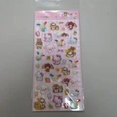 サンリオ ラメ入り樹脂もりシール