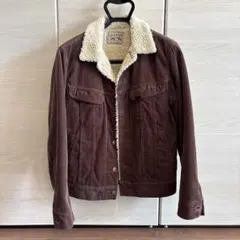 ブラウン フリースジャケット