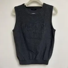 allureville アルアバイルメルシーベストダークグレーノースリーブニットのサムネイル
