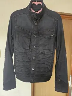 archive black coating denim jacket - メルカリ