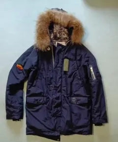 OLD STUSSY N-3B モッズコート IDEAL ZIP カウレザー - メルカリ