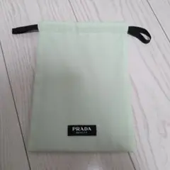 PRADA プラダ ノベルティー ポーチ 巾着 ミントグリーン