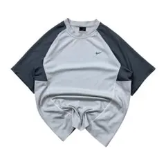 【着画あり】00s NIKE 半袖Tシャツ ツートン Mサイズ archive