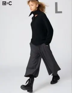 UNIQLO∶C キュロット　普通丈　ダークグレー　L　未使用