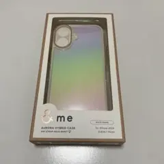 iPhone16ケース　&me AURORA HYBRID CASE