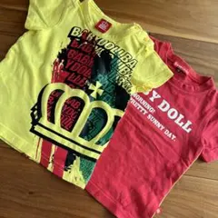 BABYDOLL 王冠プリント Tシャツ 100cm 半袖