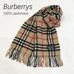 -90's Burberrys バーバリー カシミアマフラー ノバチェック