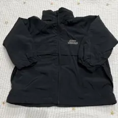 リトルウィークエンド 100 ウィンドブレーカー 黒 アウター 男の子