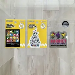 【未使用品】PEANUTS ステッカーセット スヌーピー 75周年デザイン