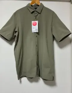 ワークマン colors フルオープンポロシャツ　カーキ　LL