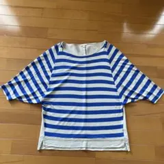 Gap 青と白のストライプ チュニック S