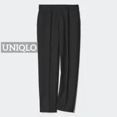 k0182 UNIQLO スマートアンクルパンツ ブラック