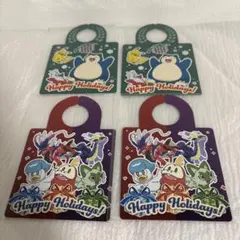 ポケモンセンター ペーパーギフトタグ ハッピーホリデー 4枚セット