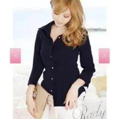 即完売Radyぷるぷる鬼くびれシャツ♡ Rady - 【美品】Radyぷるぷる鬼くびれシャツ長袖の通販 by ayu＊'s