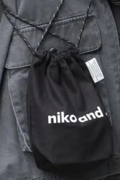 ⭐︎新品未使用⭐︎niko and ... 巾着ショルダーバッグ