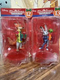 DISNEYクリスマスオーナメントくじ2025「ズートピア ジュディ＆ニック」