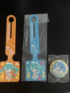 初音ミク マジカルミライ2024 あそーとB賞 C賞ラゲッジタグ 2種 缶バッジ
