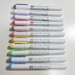 マイルドライナー マーカーセット 11色 ケース付