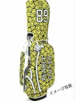 PEARLY GATES サブバッグ自立式 スマイリー PEARLY GATES（パーリーゲイツ） 【数量限定販売】GRAPHIC-SMILY