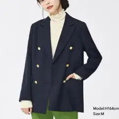 GU ダブルブレストブレザー