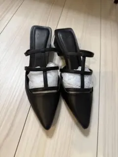 GRL ポイントトゥナローストラップミュール[zr1149]