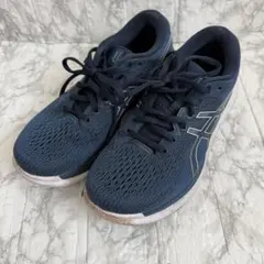 ASICS FF Blasts 25.0cm ネイビー ランニングシューズ