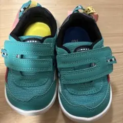 ターコイズ ベルクロ スニーカー 14.0