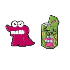 クレヨンしんちゃん チョコビ ピンバッジ 2個セット　☆新品未使用