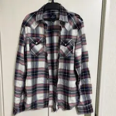 American Eagle チェック柄 長袖シャツ XSのサムネイル