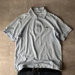 LACOSTE L1212 定番ポロシャツ 水色 さわやかカラー 日本製のサムネイル