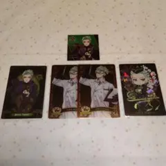 【5点セット】セベク・ジグボルト ツイステ カード＆シール