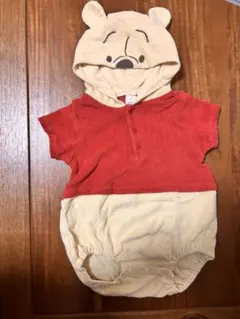 Cottoli プーさん　なりきりロンパース　80cm 半袖　バースデイ