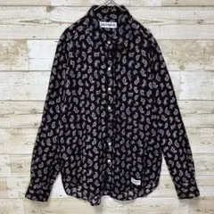 WACKO MARIA ペイズリー 長袖シャツ M