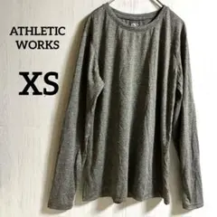 美品✨メンズ カットソー 【XS】 グレー 長袖 Tシャツ ロンT