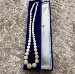 Beoluna ベオルナ べっ甲 白べっ甲 ホワイトべっ甲張り ネックレス 