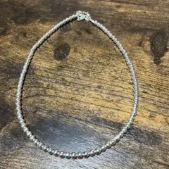 アーバンリサーチで購入したシルバーボールチェーンネックレス⭐︎エテ　アガットのサムネイル