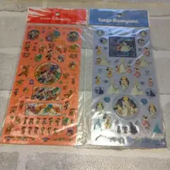 ステッカー　シール　シンデレラ　ミッキー　ミニー　ディズニーリゾート　プリンセス