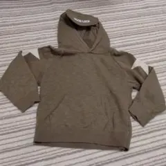 フード付きブラウンパーカー 120cm