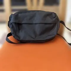 無印良品MUJI撥水ショルダーバッグブラックのサムネイル