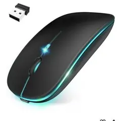 Bioshu Bluetoothワイヤレスマウス RGBライト付き